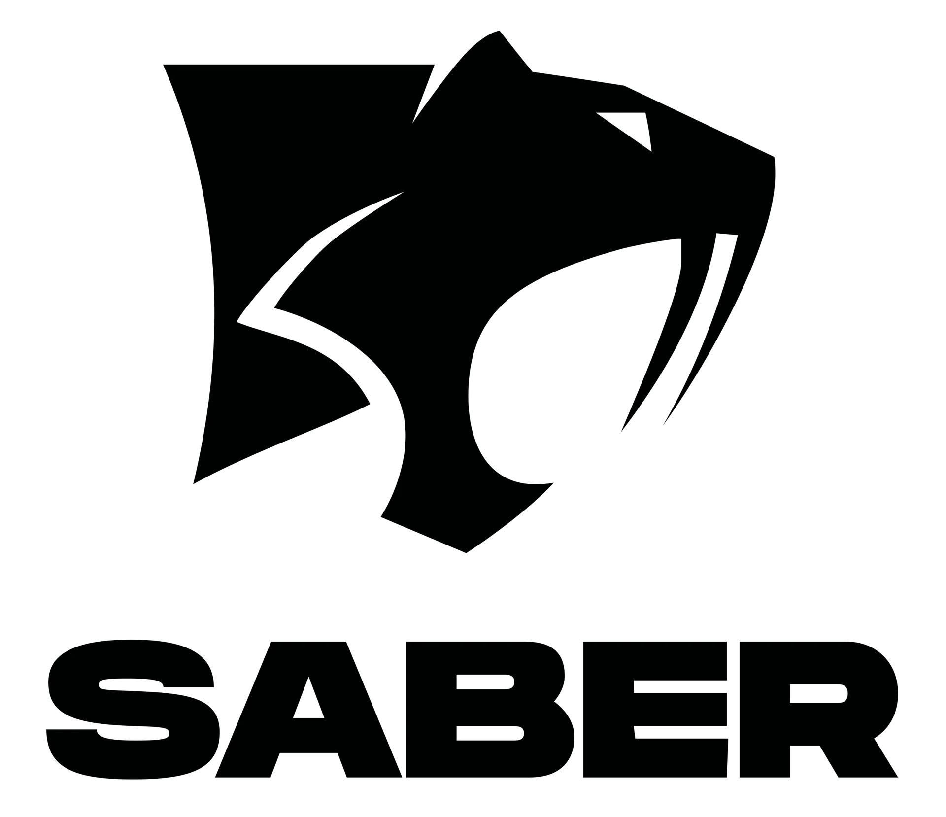 Saber Logo Square Black